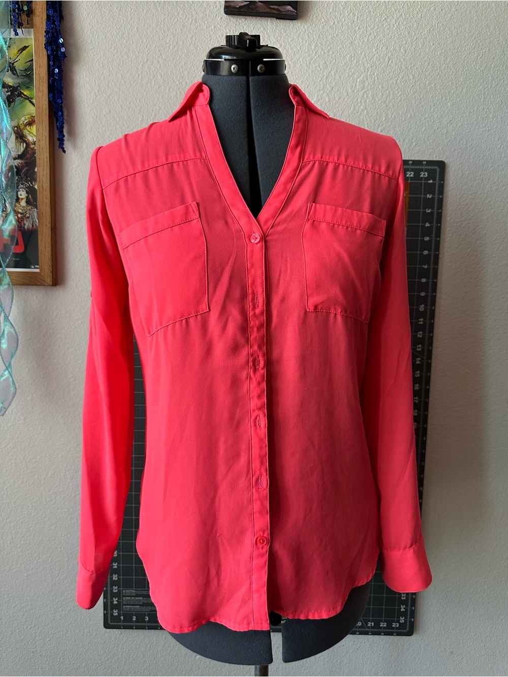 Express | Coral Blouse